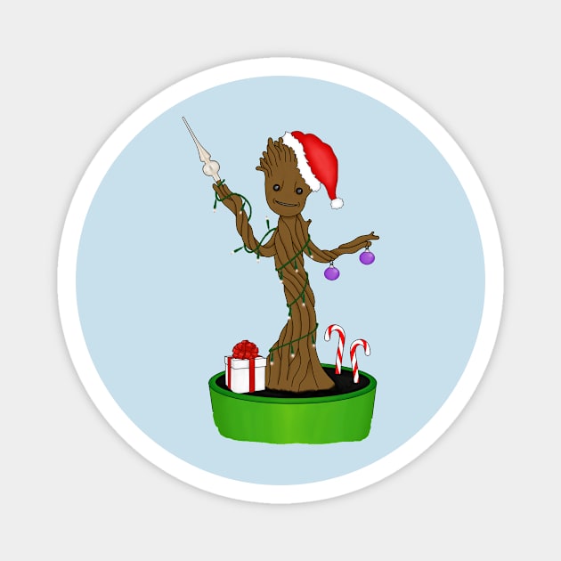 Groot X-Mass Magnet by WkDesign